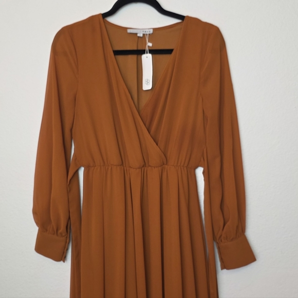 🚨NEW BALTIC BORN Lydia Maxi Dress In Nutmeg Brown Wedding Maternity Size Small - Picture 3 of 16